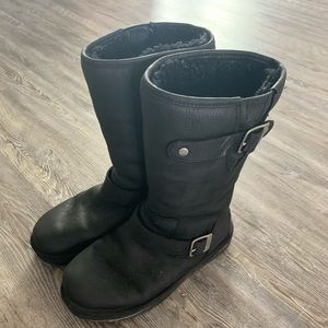 Black UGG boots